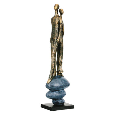 Skulptur – Antikfinish, Paar Design, Bronzefarbene Optik - Growing Together | Gilde