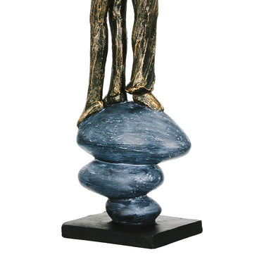 Skulptur – Antikfinish, Paar Design, Bronzefarbene Optik - Growing Together | Gilde