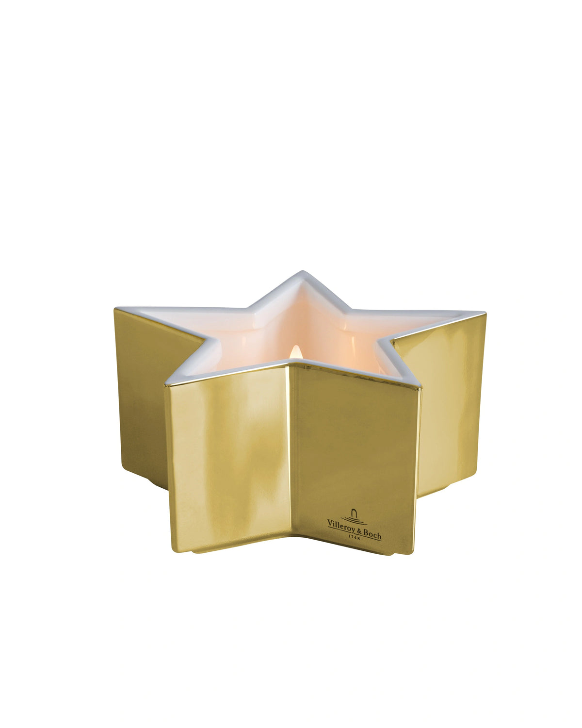 LED-Kerze – Sternform, Feines Porzellan, Flackernde LED - Lucerne | Villeroy & Boch