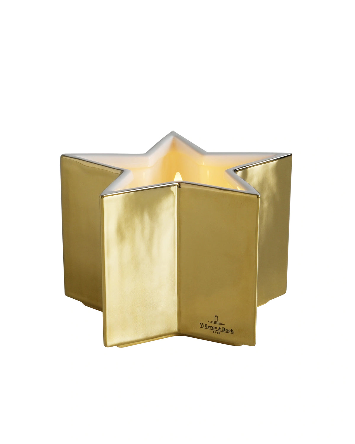 LED-Kerze – Sternform, Feines Porzellan, Flackernde LED - Lucerne | Villeroy & Boch