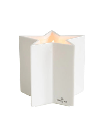 LED-Kerze – Sternform, Feines Porzellan, Flackernde LED - Lucerne | Villeroy & Boch
