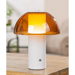 Tischleuchte – Orangeweiße Farbe, Drei Lichtfarben, Dimmbares Licht - Lecce | Gilde
