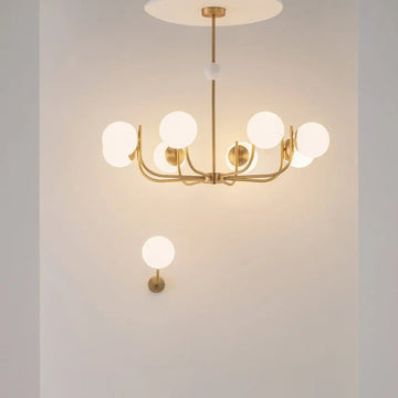 Pendelleuchte – Bronzemetall Finish, Glasschirm Klar, 8×E14 Fassung, 40W Leistung, Ø103 cm - Rendez-vous | Maytoni