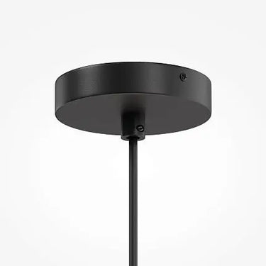 Pendant lamp with a grey fabric shade and PVC diffuser in a modern design - Bergamo | Maytoni