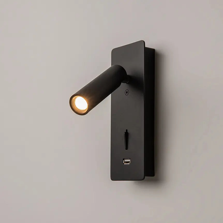 Wandleuchte – Schwarzes Metall, 3 W Leistung, Warmweiß, 18,6 cm Höhe - Mirax | Maytoni