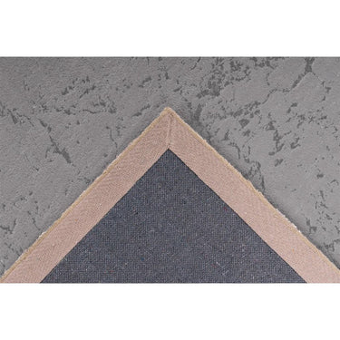 Teppich – Taupe / Silber Farbe, Weicher Flor, Glanz Muster, 170 cm - Bijou 225 | Kayoom