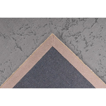 Teppich – Taupe / Silber Farbe, Weicher Flor, Glanz Muster, 150 cm - Bijou 225 | Kayoom