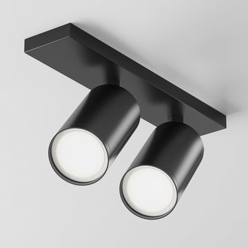 Deckenleuchte Schwarzes Aluminium GU10‑Sockel – Focus S | Maytoni - Esszett Luxury | Stilvolles Wohnen mit Charakter
