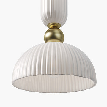 Pendelleuchte – Gold Ton, Weißes Glas, 60 W - Antic | Maytoni