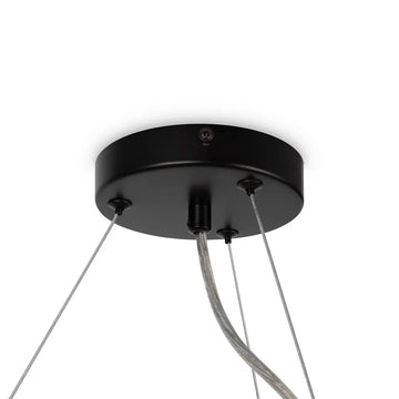 Pendelleuchte – Schwarzes Metall, 25-flammiges Design, G9 Fassung - Dallas | Maytoni