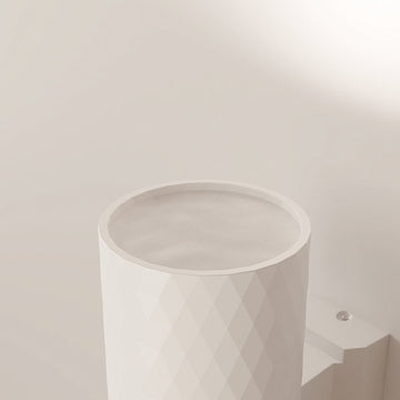 Wandleuchte mit weißem Aluminiumgehäuse und versiegeltem Sicherheitsglas – Bowery | Maytoni - Esszett Luxury | Stilvolles Wohnen mit Charakter