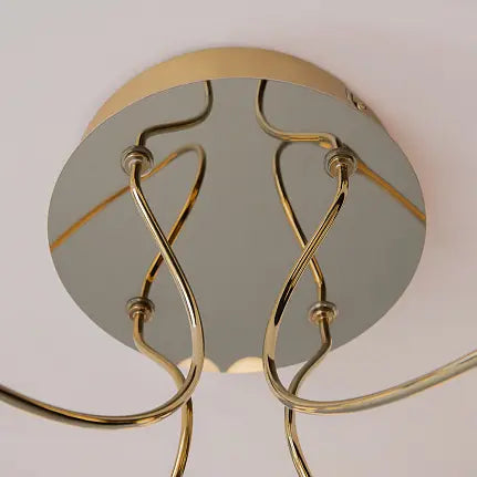 Deckenleuchte – Gold Finish, Edelstahlgehäuse, 55 W Leistung, 20 cm Höhe, 360° Licht - Tessara | Maytoni