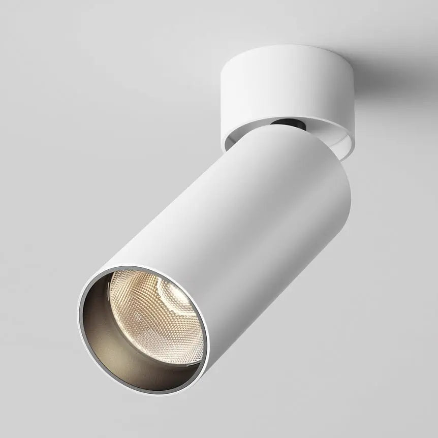 Deckenleuchte – Weißes Aluminium, 12 W LED, Warmweiß, 16 cm Höhe - Focus | Maytoni