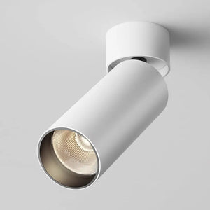 Deckenleuchte – Weißes Aluminium, 12 W LED, Warmweiß, 16 cm Höhe - Focus | Maytoni