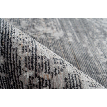 Teppich – Verwaschener Look, Orientalische Ornamente, Anthrazit Farbton, 160 x 230 cm - Baroque 725 | Kayoom