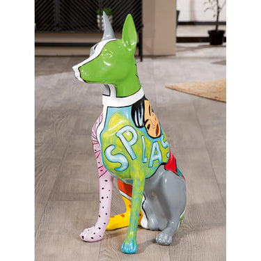 Figur – Glänzendes Finish, Mehrfarbiges Design, Dobermannfigur - Dobermann | Gilde