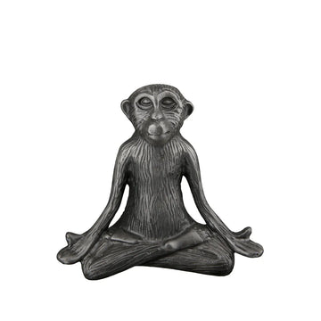 Figur – Aluminium Design, Anthrazitfarbenes Finish, Affenfigur - Monkey | Gilde