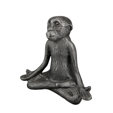 Figur – Aluminium Design, Anthrazitfarbenes Finish, Affenfigur - Monkey | Gilde