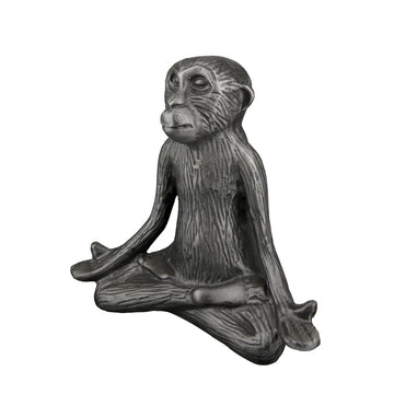 Figur – Aluminium Design, Anthrazitfarbenes Finish, Affenfigur - Monkey | Gilde