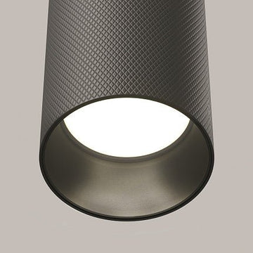 Pendelleuchte Schwarzes Aluminiumgehäuse mit Textur, modernes Design und GU10 - Fassung – Artisan | Maytoni - Esszett Luxury | Stilvolles Wohnen mit Charakter