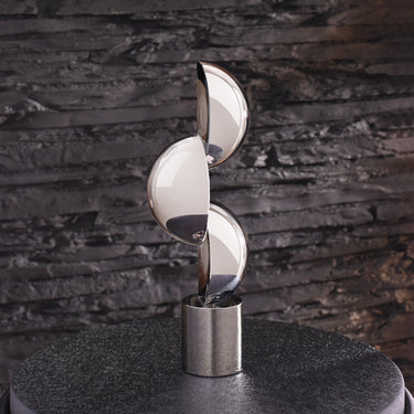 Skulptur – Künstlerische Form, Glänzendes Glas, Glas Kunst, Höhe 33 cm - Harpo | Gilde