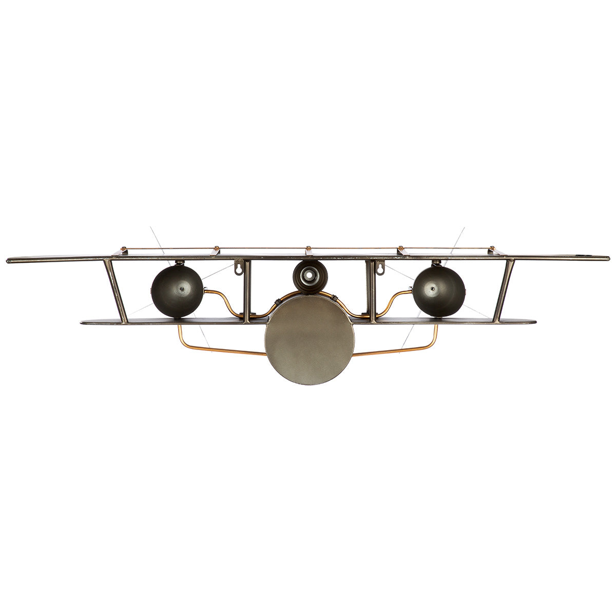 Wanduhr – Flugzeug Design, Drehbarer Propeller, Versteckter Stauraum | Gilde