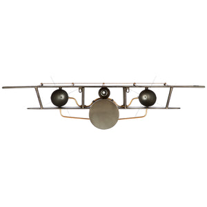 Wanduhr – Flugzeug Design, Drehbarer Propeller, Versteckter Stauraum | Gilde