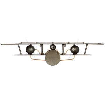 Wanduhr – Flugzeug Design, Drehbarer Propeller, Versteckter Stauraum | Gilde