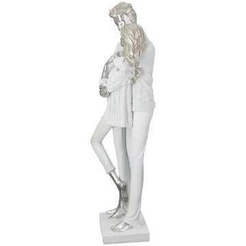 Skulptur – Paar Motiv, Metallische Optik, Ausdrucksstarke Form - Gemeinsam | Gilde