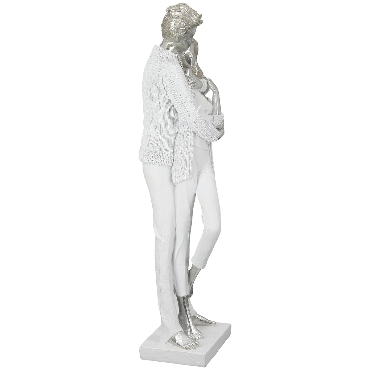 Skulptur – Paar Motiv, Metallische Optik, Ausdrucksstarke Form - Gemeinsam | Gilde