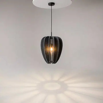 Pendant Light Felt Shade Grey Metal Frame & Modern Design – Cambio | Maytoni