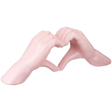 Dekoobjekt – Herz Motiv, Glänzende Oberfläche, Rosa Farbe - Heart | Gilde
