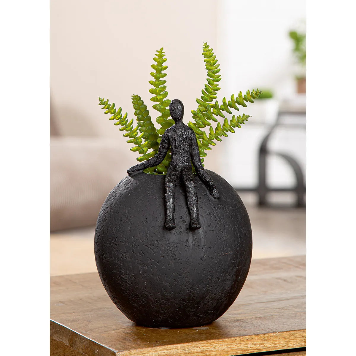 Vase – Personen Design, Strukturierte Oberfläche, Runde Form - People | Gilde