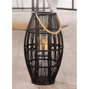 Windlicht – Kegel Form, Glas Einsatz, 50cm Höhe - Yantai | Gilde