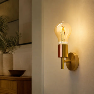 LED Lamp Gold, Curved Filaments, Dimmable – 2.5W Curved E27 | Sigor