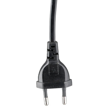 Tischleuchte – Bulldoggenform, Schwarze Metalloptik, Silberne Linien, Höhe 22 cm - Drip | Gilde