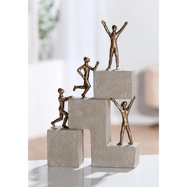 Figur – Metallische Optik, Steinoptik Finish, Personen Design - Success | Gilde