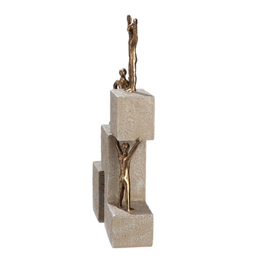 Figur – Metallische Optik, Steinoptik Finish, Personen Design - Success | Gilde