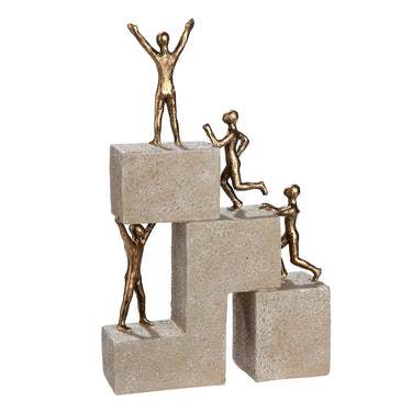 Figur – Metallische Optik, Steinoptik Finish, Personen Design - Success | Gilde