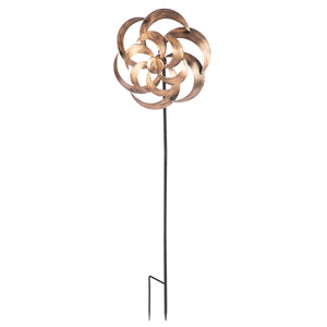 Windrad – Metall Design, Antik Finish, 106cm Höhe - Spiral | Gilde