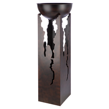Schalenständer – Metall Design, Antik Finish, Brauner Farbton - Formatura | Gilde