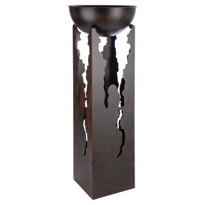 Schalenständer – Metall Design, Antik Finish, Brauner Farbton - Formatura | Gilde