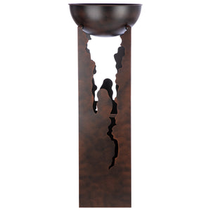Schalenständer – Metall Design, Antik Finish, Brauner Farbton - Formatura | Gilde