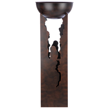 Schalenständer – Metall Design, Antik Finish, Brauner Farbton - Formatura | Gilde