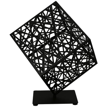 Dekoobjekt – Metall Design, Mattes Finish, Schwarzer Farbton - Grata | Gilde