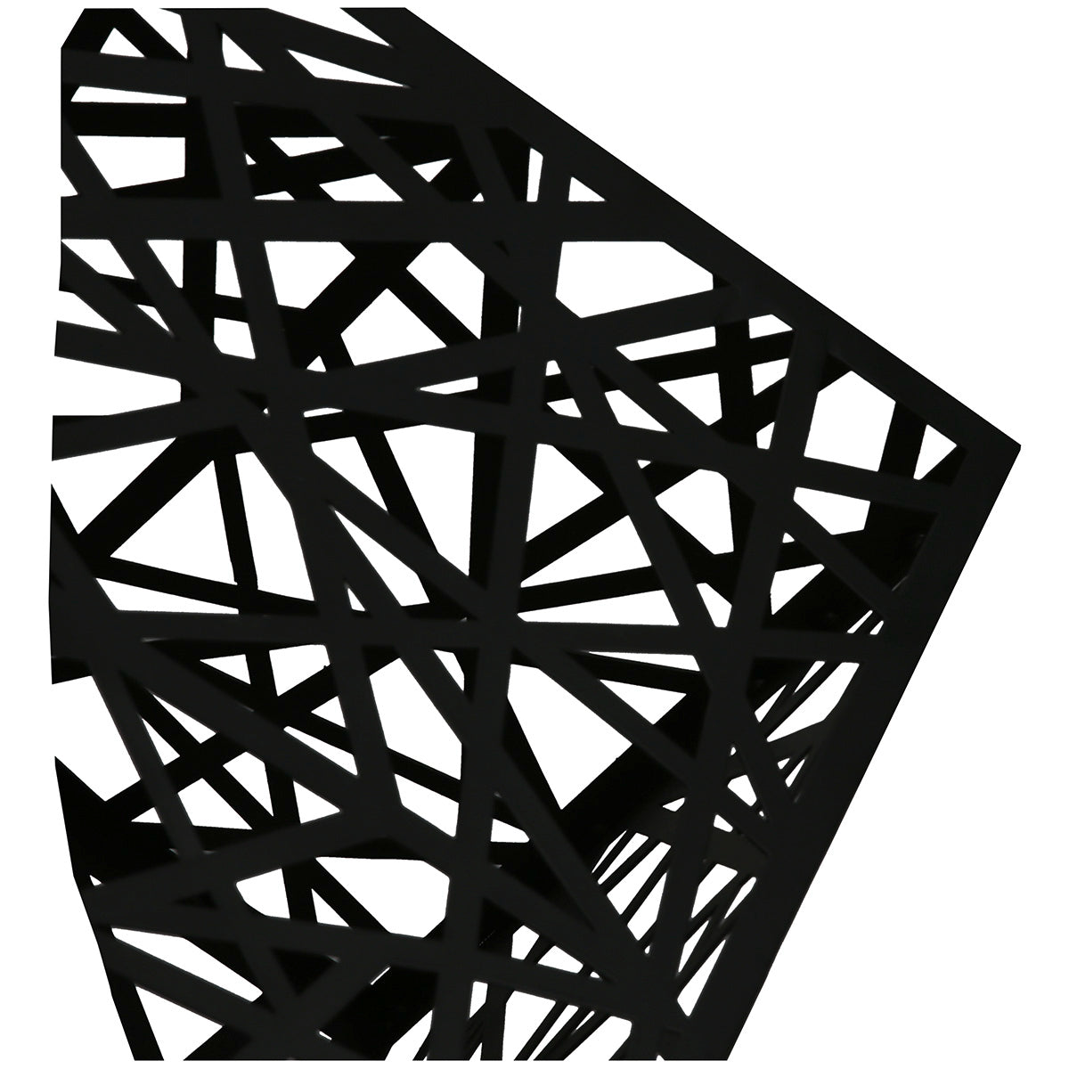 Dekoobjekt – Metall Design, Mattes Finish, Schwarzer Farbton - Grata | Gilde