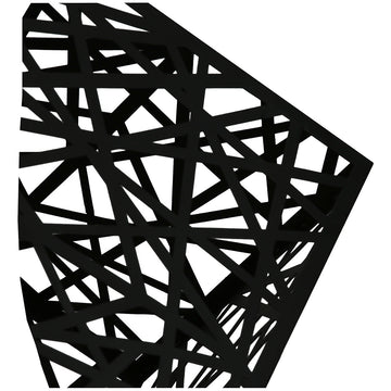Dekoobjekt – Metall Design, Mattes Finish, Schwarzer Farbton - Grata | Gilde