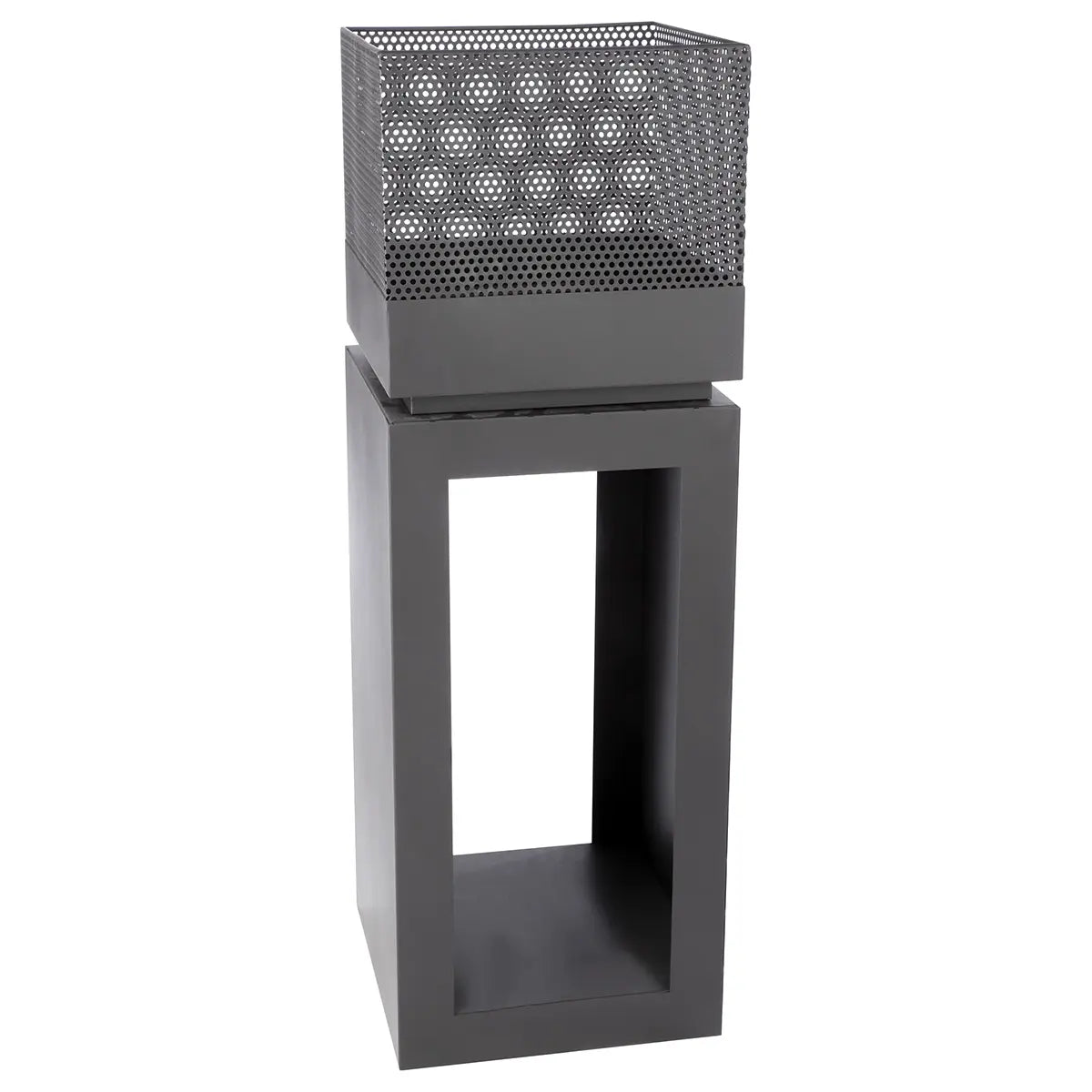 Feuerkorb – Zeitloses Design, Mattes Metall, Exklusive Optik | Gilde