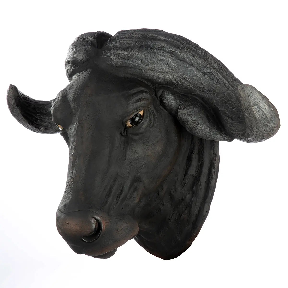 Wandobjekt – Markantes Design, Strukturierte Oberfläche, Schwarze Optik - Bison | Gilde
