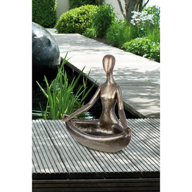 Skulptur – Antike Bronze, Wetterfeste Oberfläche, Ruhige Ausstrahlung - Relaxing | Gilde